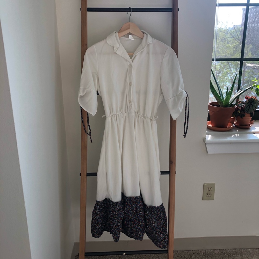 Vintage Polyester Secretary Dress XS/S EUC